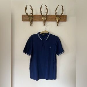 Fred Perry bright blue polo, perfect condition!